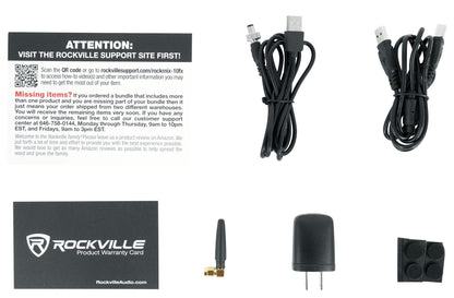 Titan Column 12 2-Pack + RockMix 10FX Mixer Bundle