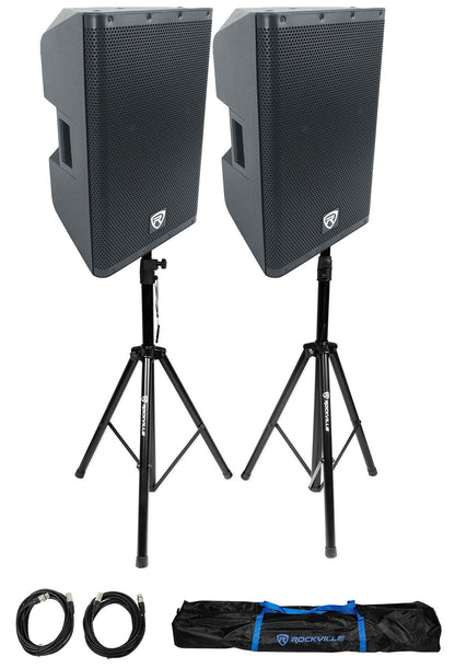 DX12 2-Pack + Tripod Stands & XLR Cables Bundle