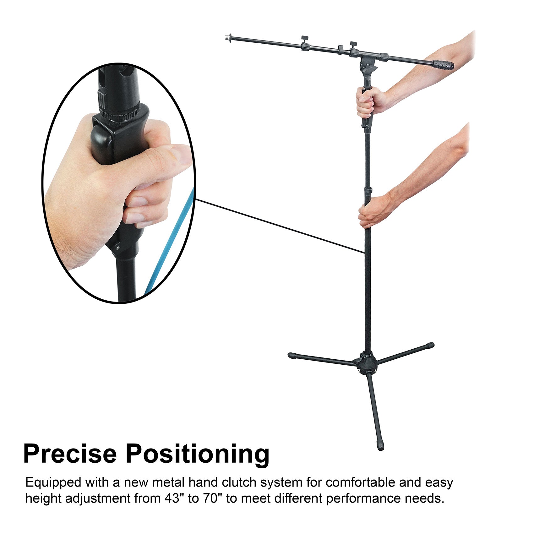RVMIC3 V2 Mic Stand + iStand 44 Mount + RMC‑XLR Microphone Bundle