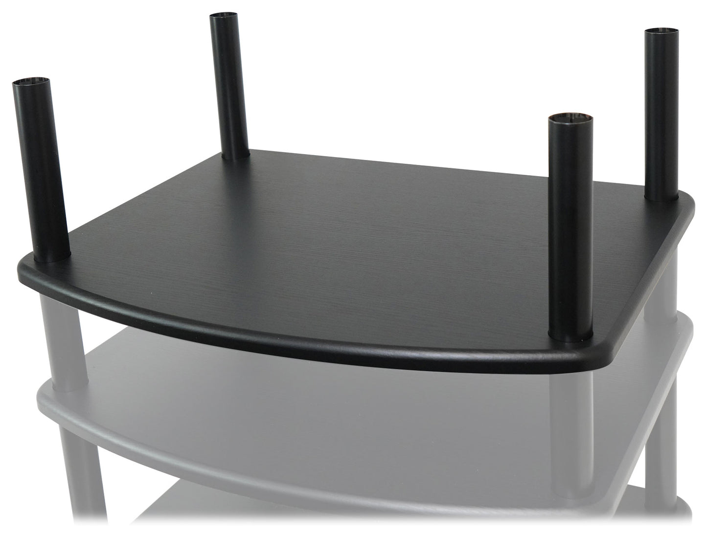 FLX Black 4-Shelf + FLX Black Add-On Shelf Bundle