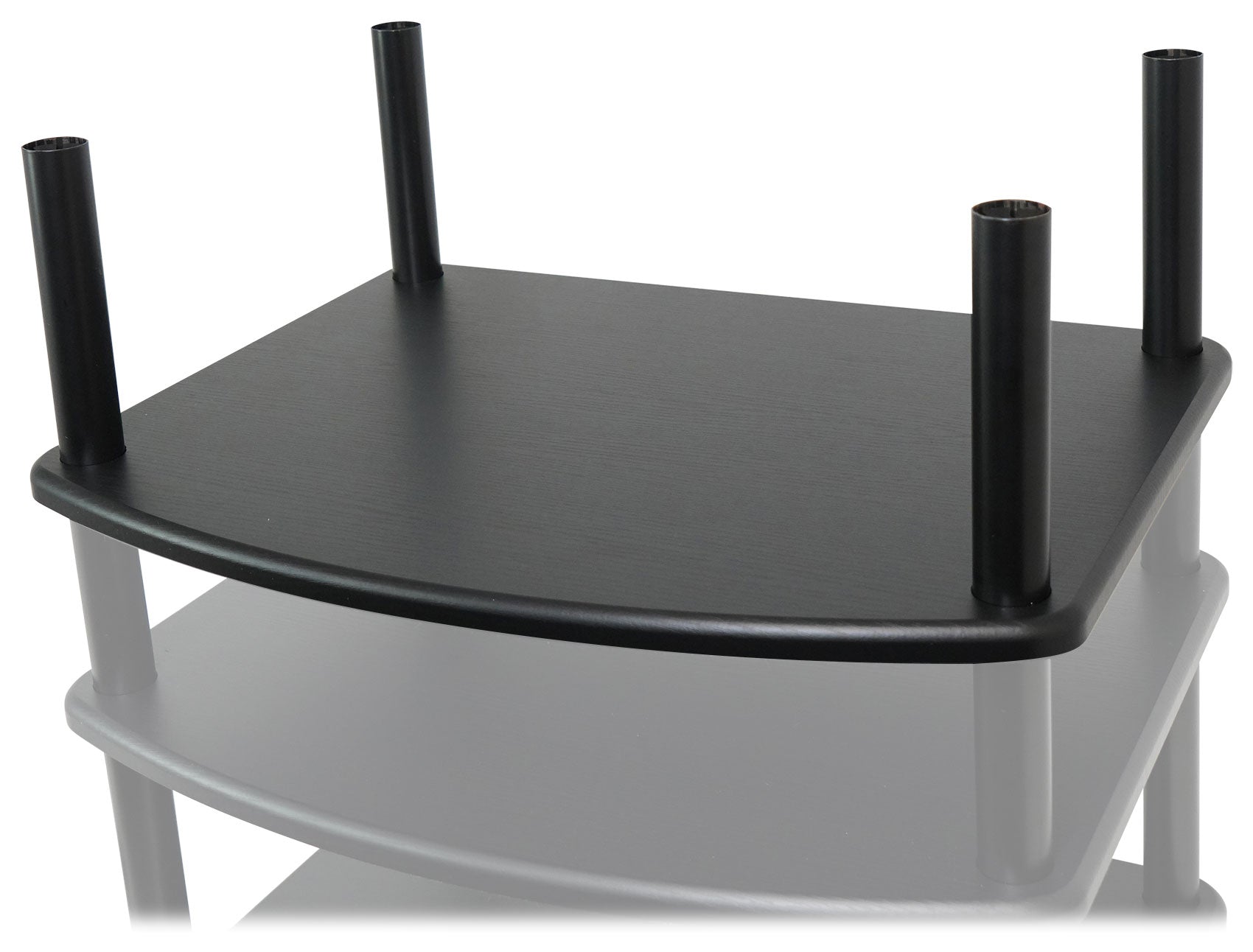 FLX Black 4-Shelf + FLX Black Add-On Shelf Bundle