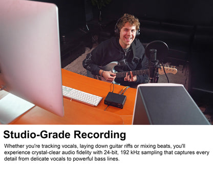 R-TRACK SOLO USB-C Audio Interface + RCM03 Condenser Microphone Bundle