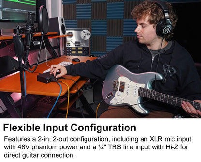 R‑TRACK SOLO USB‑C Interface + PRO‑M50 Headphones Bundle