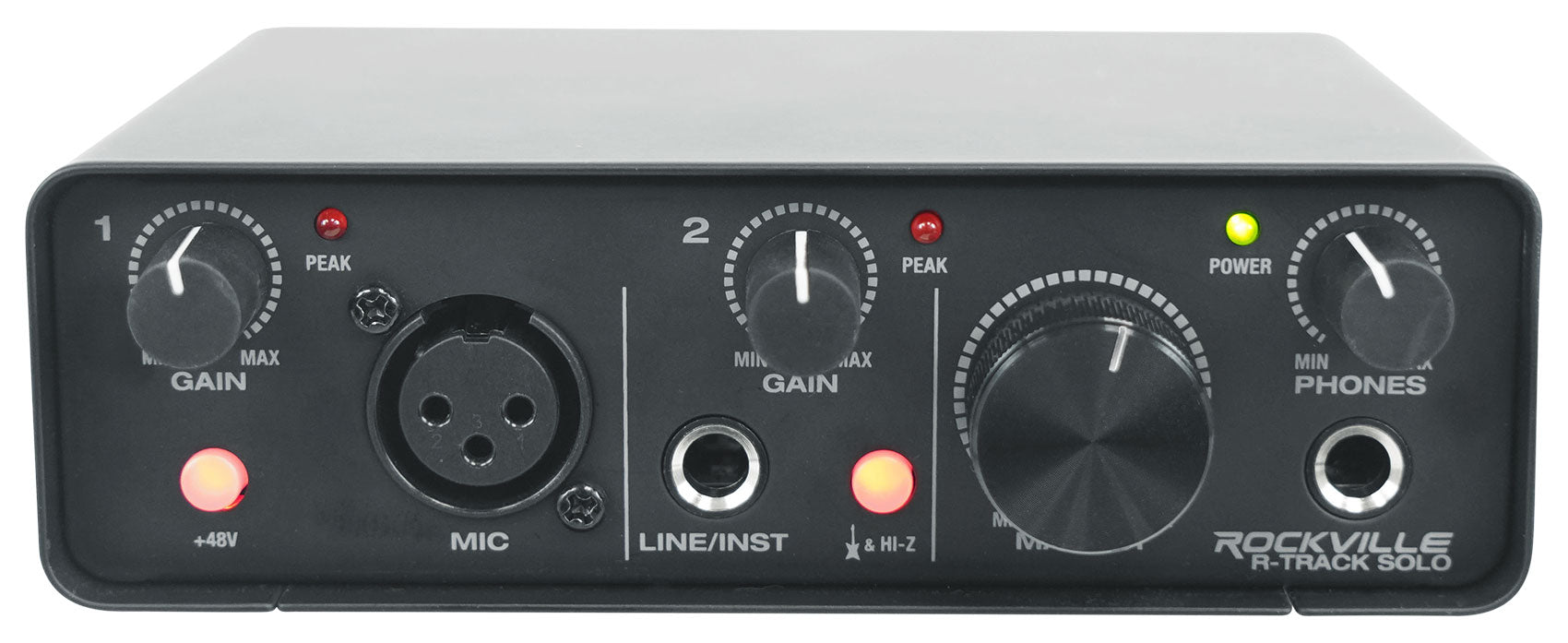 R-TRACK SOLO Interface + RCM03 Mic + PRO-M50 Headphones Bundle