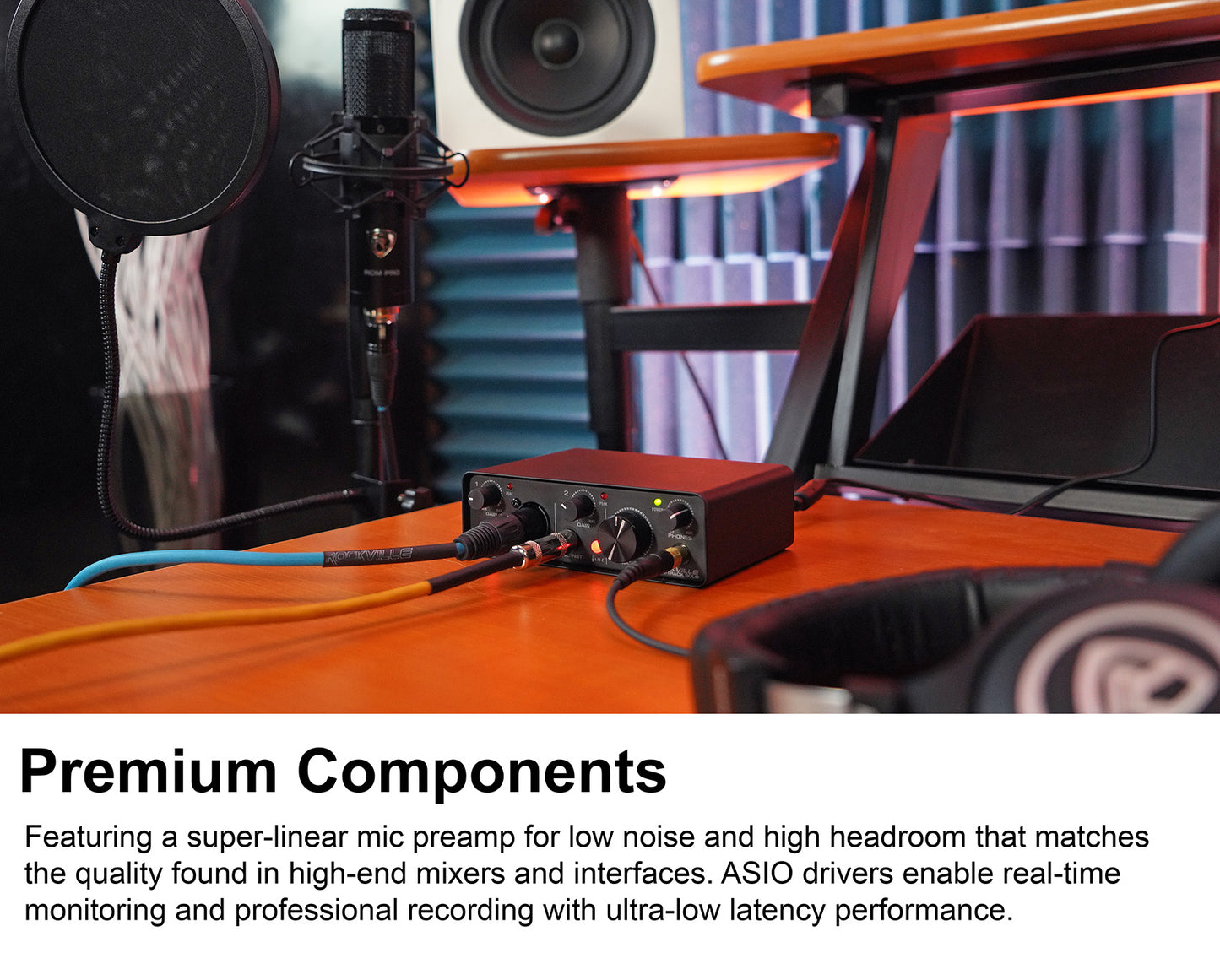 R-TRACK SOLO + APM5B Black Studio Monitors Bundle