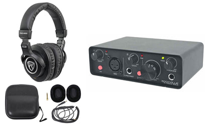 R‑TRACK SOLO USB‑C Interface + PRO‑M50 Headphones Bundle