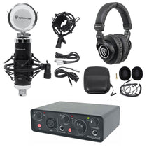 R-TRACK SOLO Interface + RCM03 Mic + PRO-M50 Headphones Bundle