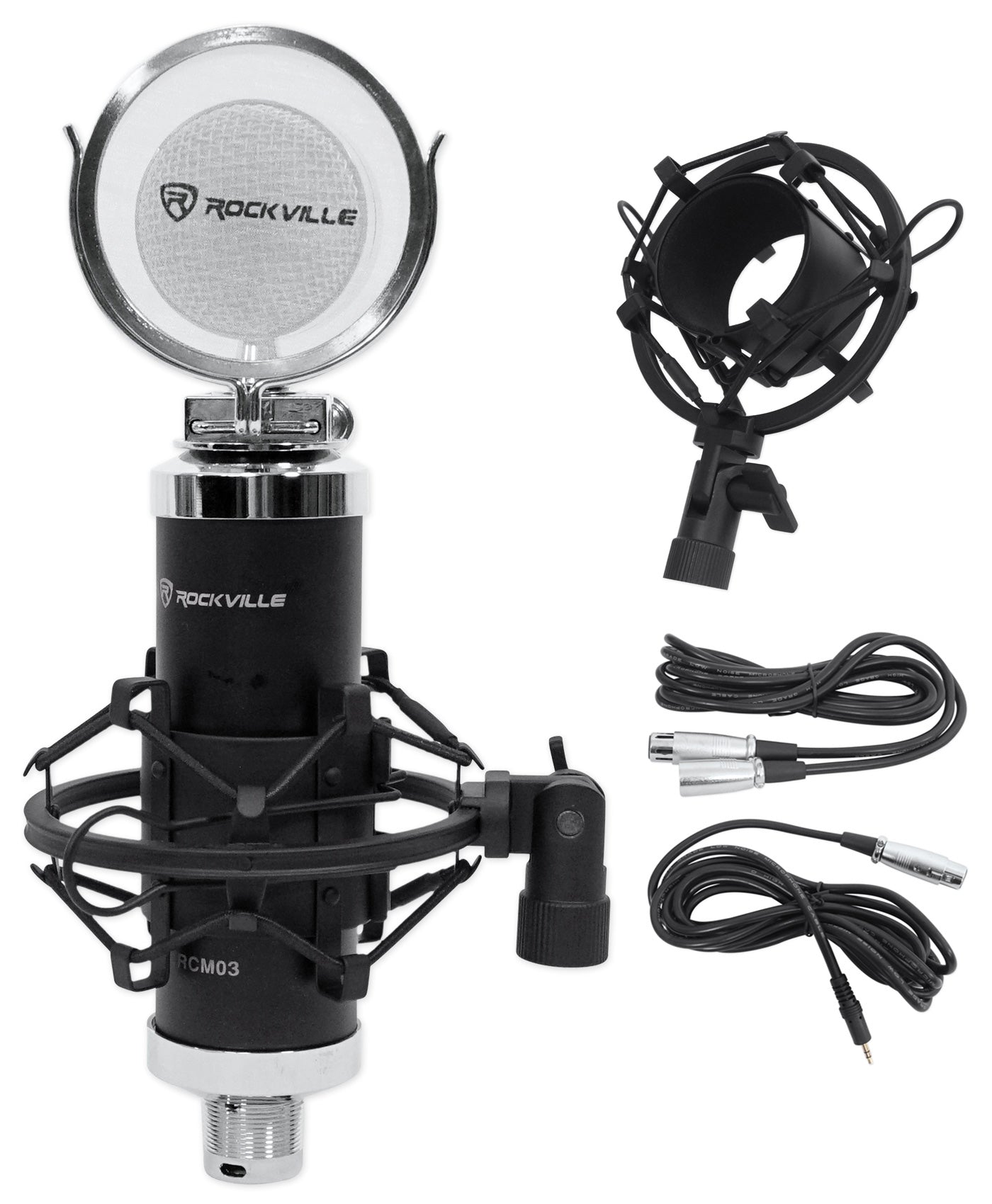 R-TRACK SOLO Interface + RCM03 Mic + PRO-M50 Headphones Bundle