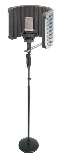 AKG C214 Studio Condenser Recording Microphone+Samson Vocal Booth+Stand