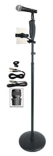 RVMIC4 V2 Mic Stand + iStand 44 Mount + RMC‑XLR Mic Bundle