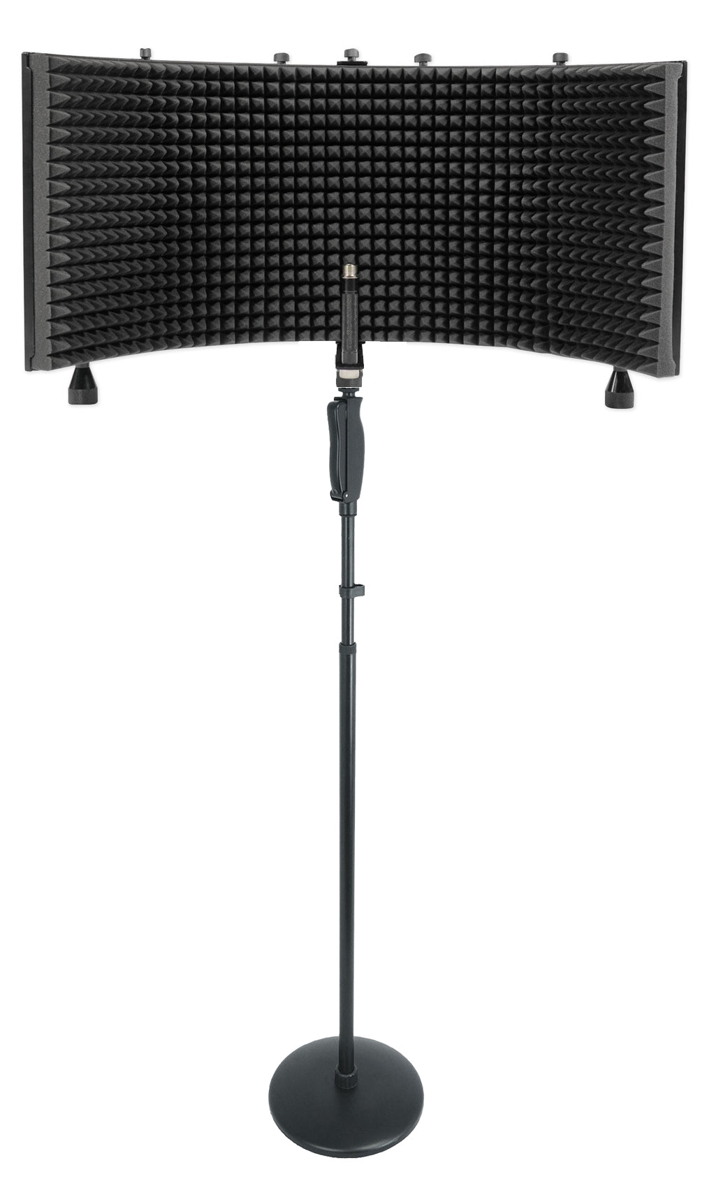 RVMIC4 V2 Mic Stand + RockShield 3 Isolation Shield Bundle