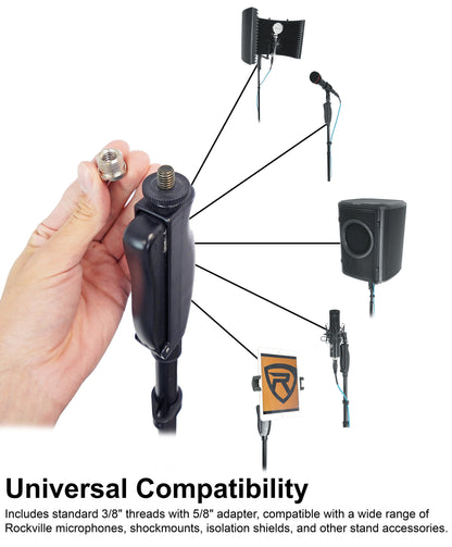 PRO‑D7 Drum Mic Kit + Stands and XLR Cables Bundle