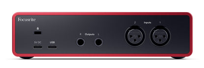 Focusrite Scarlett 2i2 4th Gen Studio Recording Audio Interface w/Boom+Software