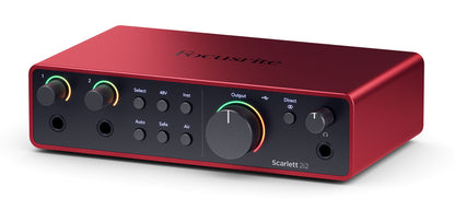 Focusrite Scarlett 2i2 4th Gen Studio Recording Audio Interface w/Boom+Software