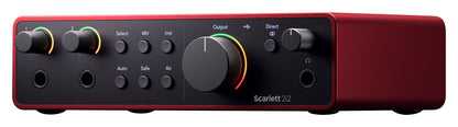 Focusrite Scarlett 2i2 4th Gen Studio Recording Audio Interface w/Boom+Software