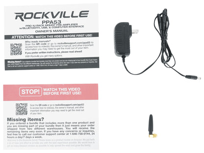 PPA53 Preamp + XLR Mic Cable 3-Pack Bundle