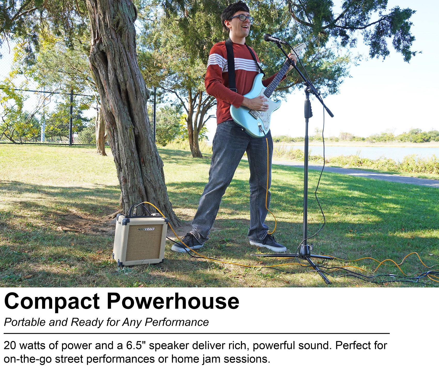 G-CHARGE 20 Beige + RMC-XLR Microphone Bundle