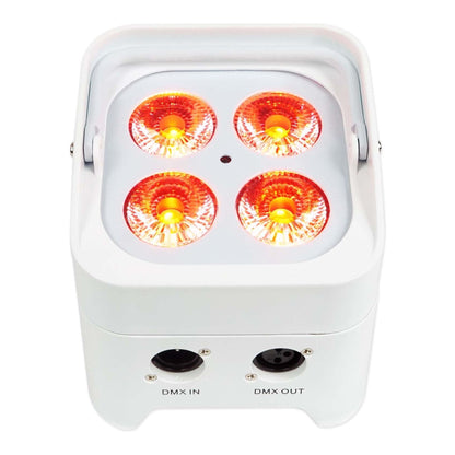 BEST PAR 50 White 10-Pack + ROCKFORCE W2 Controller Bundle