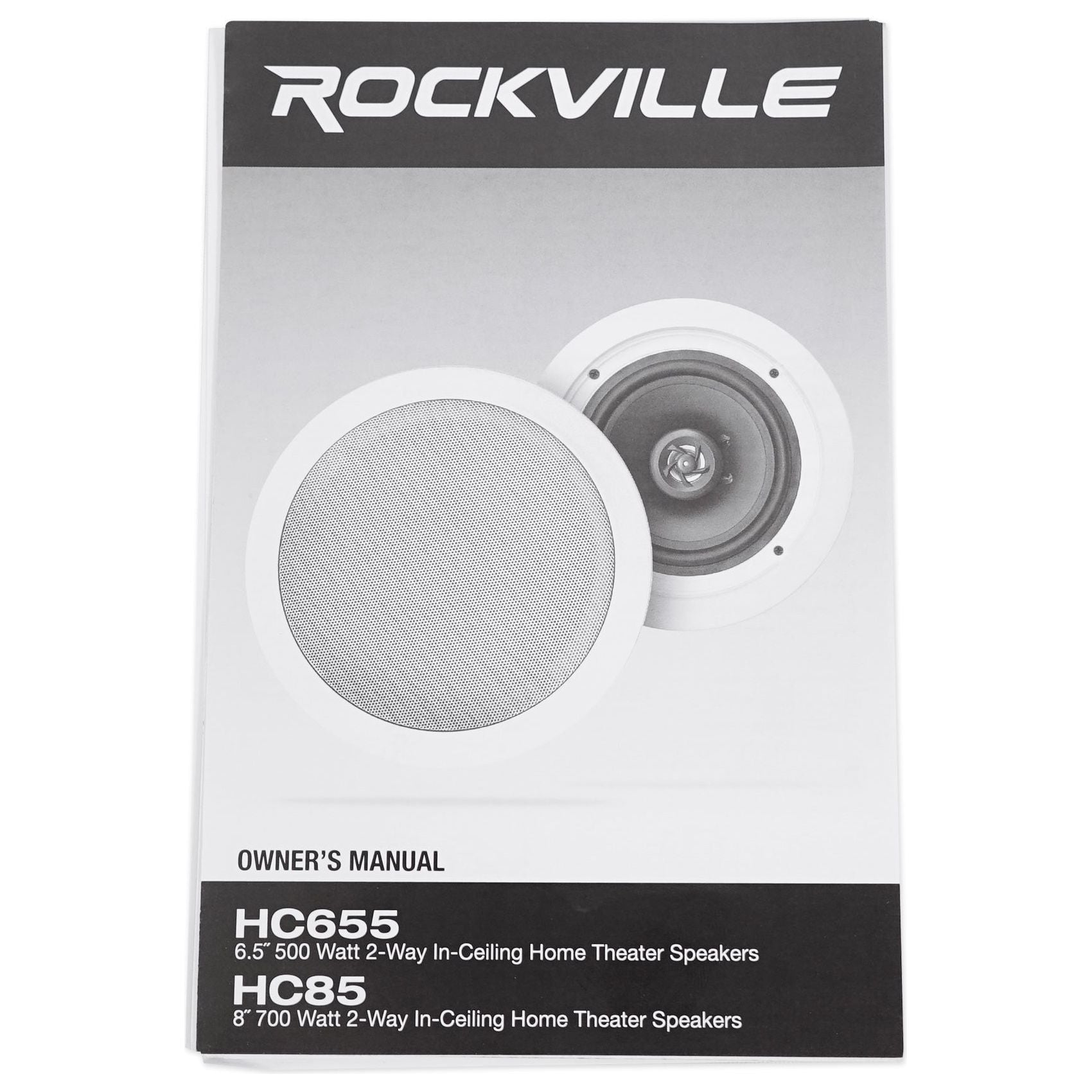 HC85 White 10-Pack + CONTROL 19CS In‑Ceiling Subwoofers Bundle