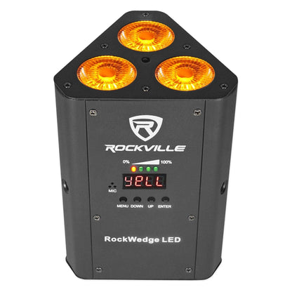 RockWedge LED 10-Pack + ROCKFORCE W2 Controller Bundle