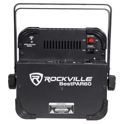 BEST PAR 60 12-Pack + ROCKFORCE W2 DMX Controller Bundle