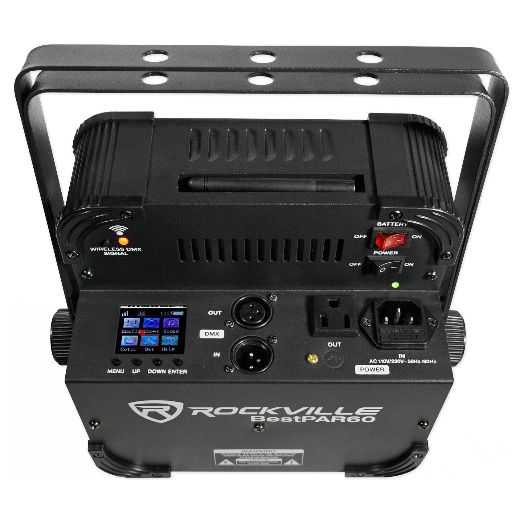 BEST PAR 60 12-Pack + ROCKFORCE W2 DMX Controller Bundle