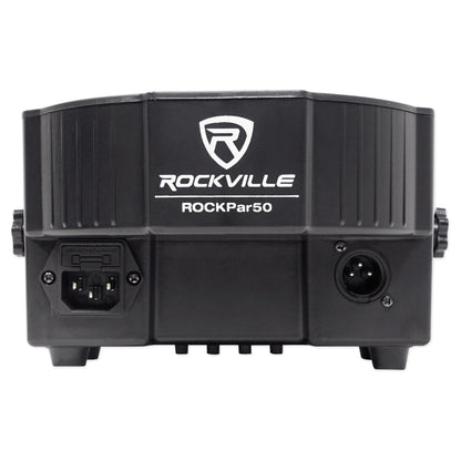 RockPAR50 LED RGB 12-Pack + DMX Cable Bundle