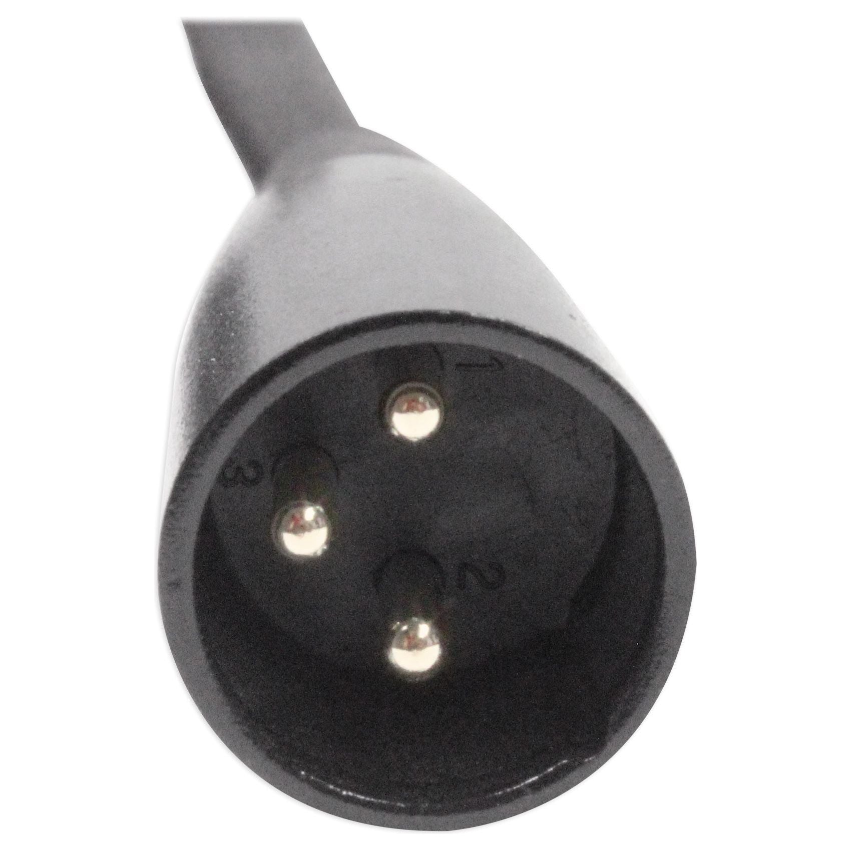 (16) Rockville RCXFM20E-B 20 Foot Female to Male XLR Mic Cables 100% Copper