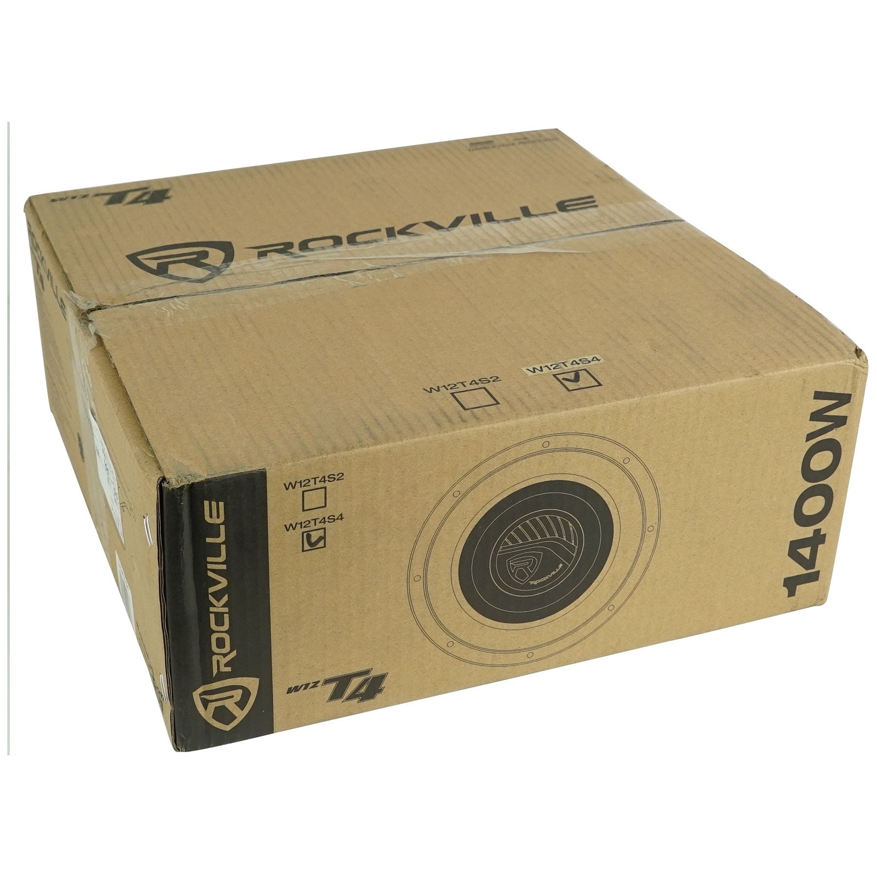 W12T4S4 12" Shallow Subwoofers 2-Pack + dB13 Amplifier Bundle