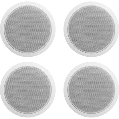 WET-6W White + CCL6T 12-Pack + RCS180-6 Amplifier Bundle