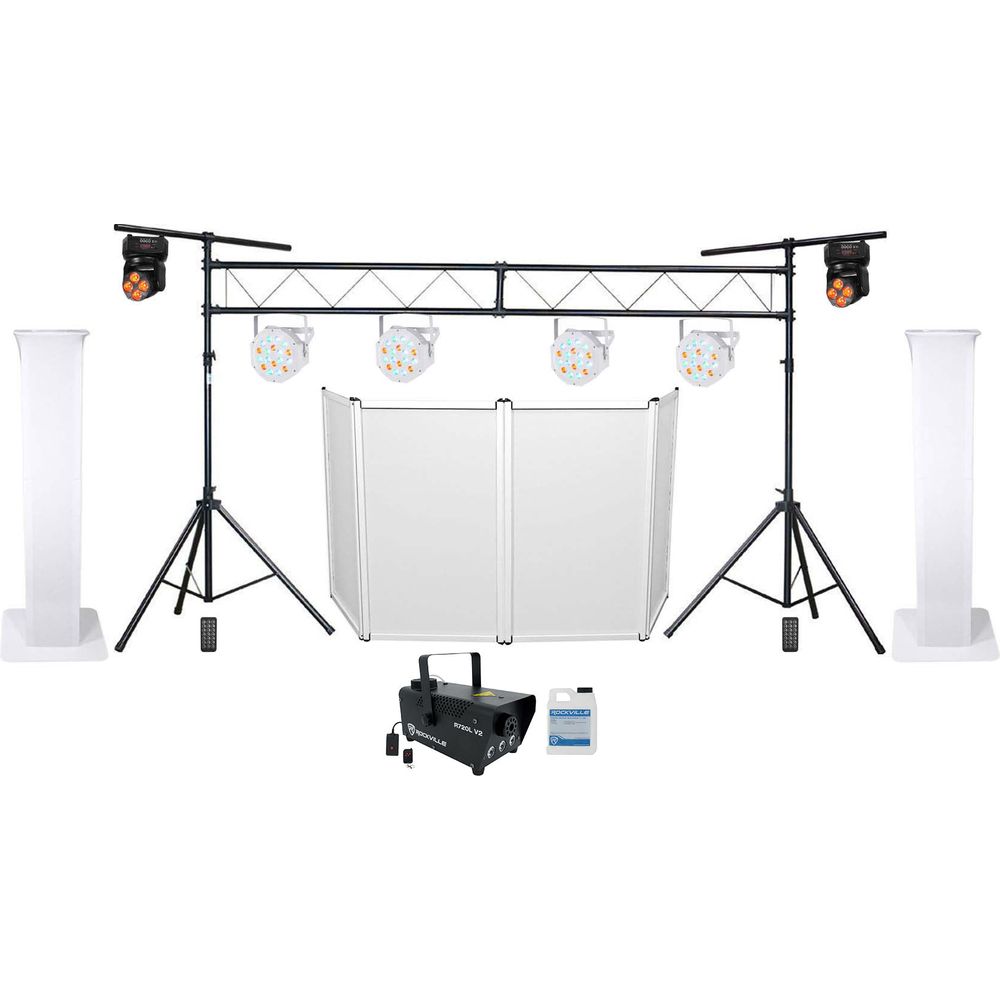 RTP32W Totem Stands 2-Pack + Facade + Truss + Lighting Bundle