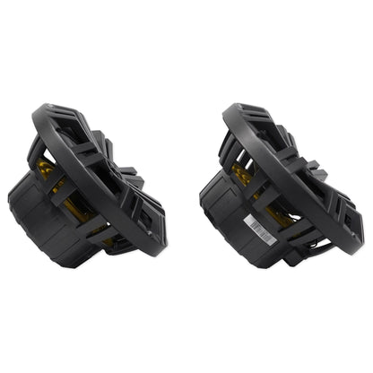 (2) Dual KICKER 45KM84L 8" 1200w Marine Boat LED Wakeboard Tower Speakers KM8