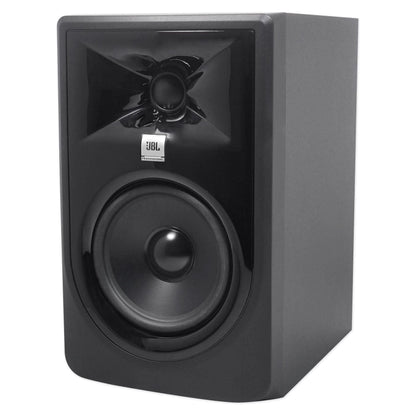 (2) JBL 305P MkII 5" Powered Studio Monitors+USB Interface 4-Channel Mixer w/EQ