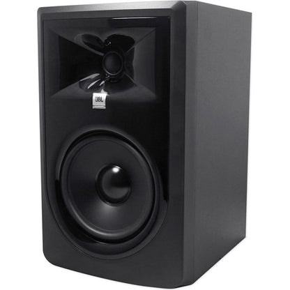 (2) JBL 306P MkII 6" Powered Studio Reference Monitors+Stands+Pads+XLR Cables