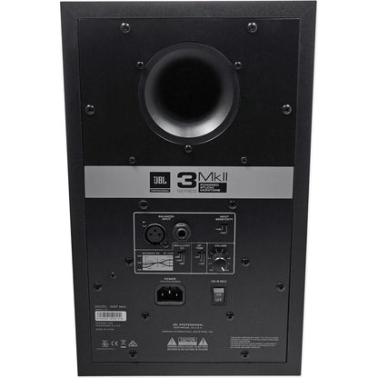 (2) JBL 306P MkII 6" Powered Studio Reference Monitors+Stands+Pads+XLR Cables