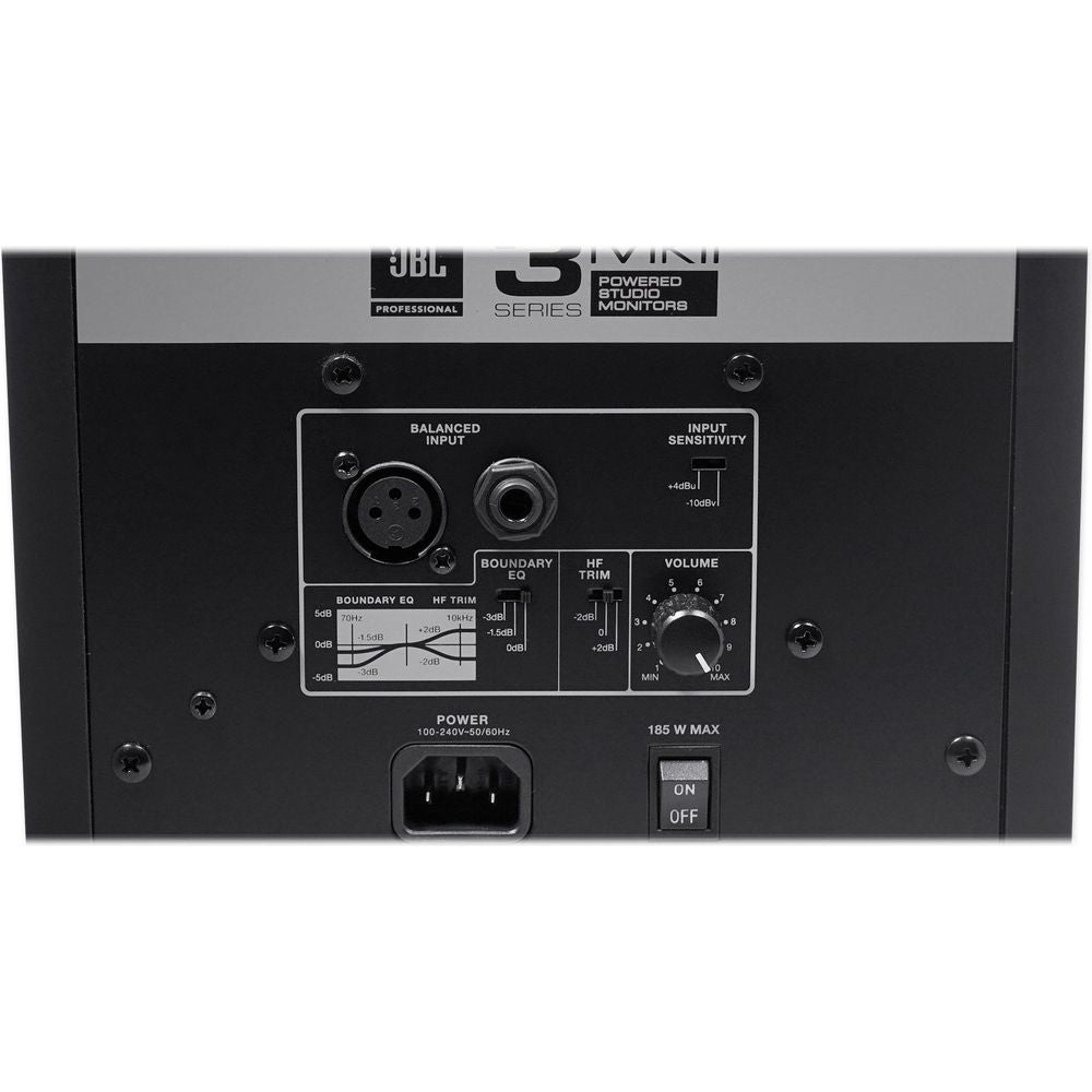 (2) JBL 306P MkII 6" Powered Studio Reference Monitors+Stands+Pads+XLR Cables