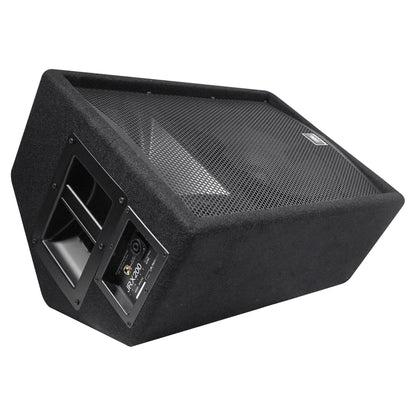 (2) JBL JRX212 1000w 12" Inch 2-Way DJ P/A Speaker Floor Wedge Monitors+DJ Light