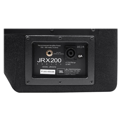 (2) JBL JRX212 1000w 12" Inch 2-Way DJ P/A Speaker Floor Wedge Monitors+DJ Light