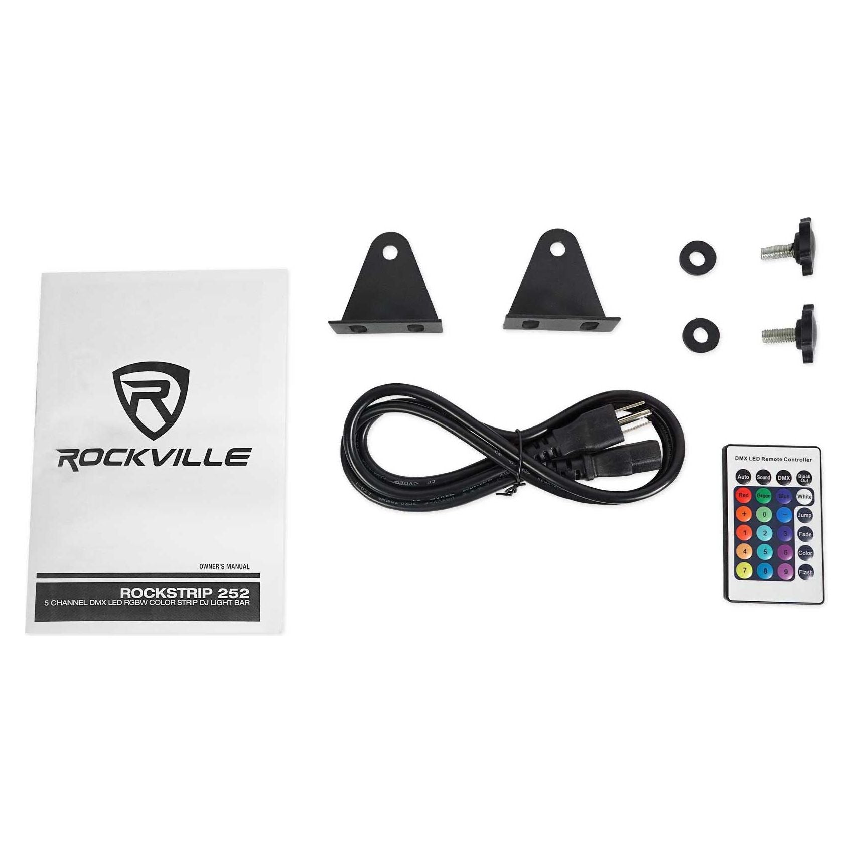 (2) JBL JRX212 1000w 12" Inch 2-Way DJ P/A Speaker Floor Wedge Monitors+DJ Light