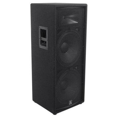 (2) JBL JRX225 Dual 15" 4000w DJ/PA Speakers+Powered 12-Ch. Mixer w/ 7 Band EQ