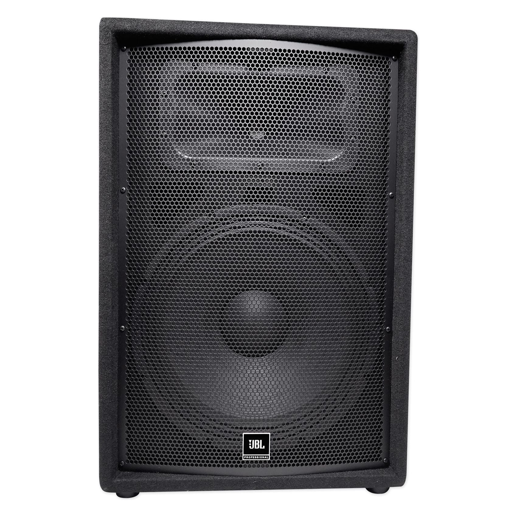 (2) JBL Pro JRX215 1000W 15" Passive PA Speakers + 2)Stands+2)Cables+Carry Case
