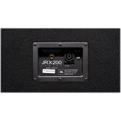 (2) JBL Pro JRX215 15" 2000w 8 Ohm PA/DJ Speakers+Crown Amplifier+Stands+Cables