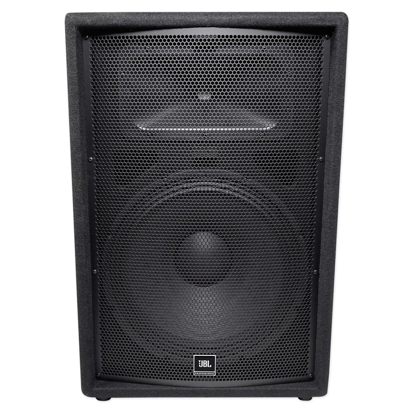 (2) JBL Pro JRX215 15" 2000w PA/DJ Speakers+Powered 12-Channel Mixer+Stands