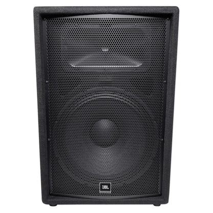 (2) JBL Pro JRX215 15" 2000w PA/DJ Speakers+Powered 12-Channel Mixer+Stands