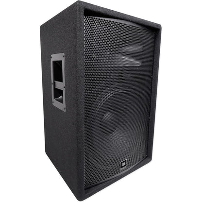 (2) JBL Pro JRX215 15" 2000w PA/DJ Speakers+Powered 8-Channel Mixer w/USB+Stands