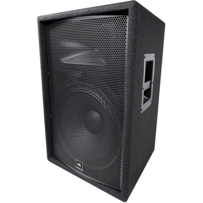 (2) JBL Pro JRX215 15" 2000w PA/DJ Speakers+Powered Mixer w/Bluetooth+Stands