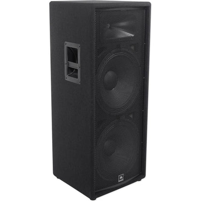 (2) JBL Pro JRX225 2000 Watt Dual 15" DJ PA Speakers+Power Amplifier+Cables