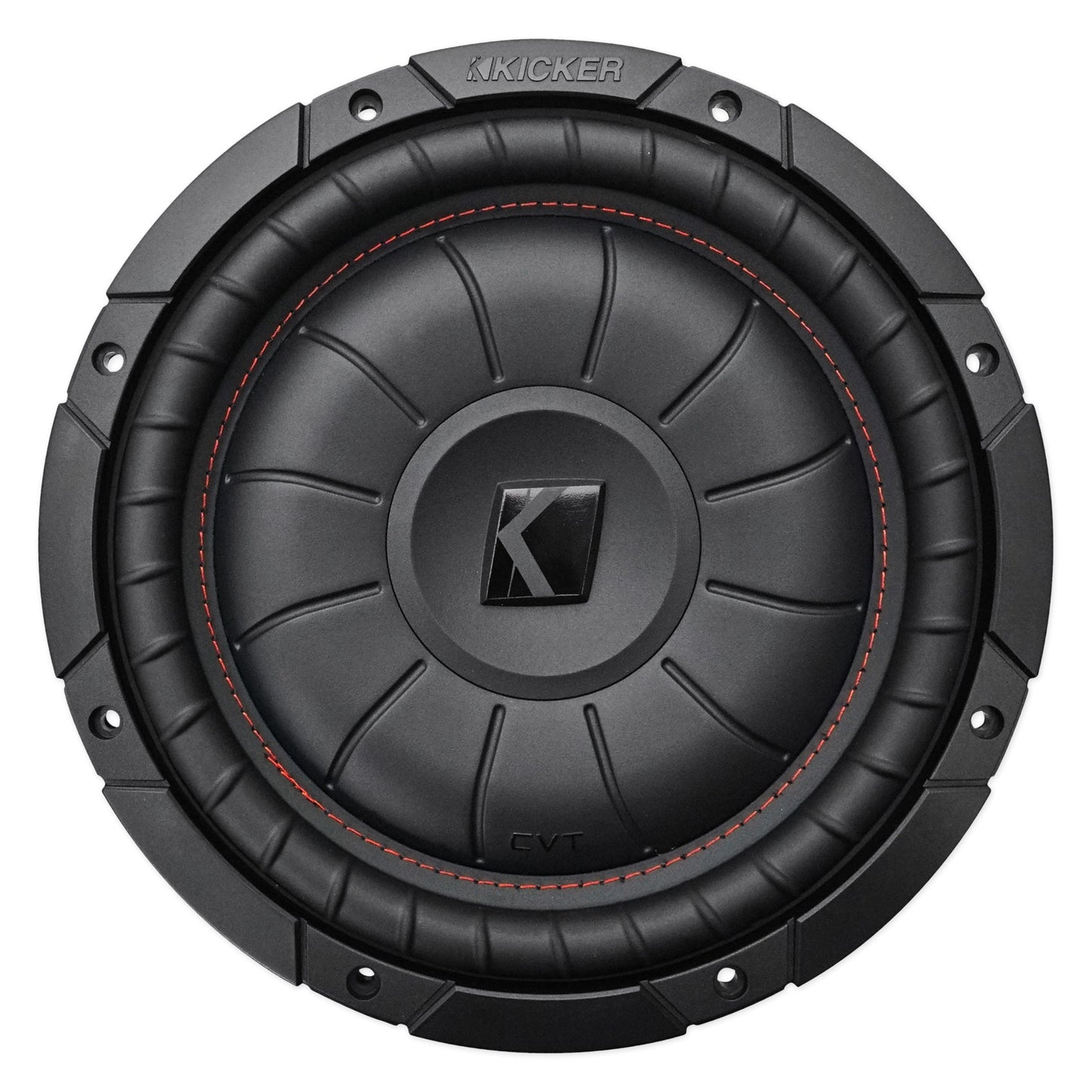 (2) Kicker 43CVT102 COMPVT 10" 1600w Shallow Subwoofers+Sealed Sub Box Enclosure