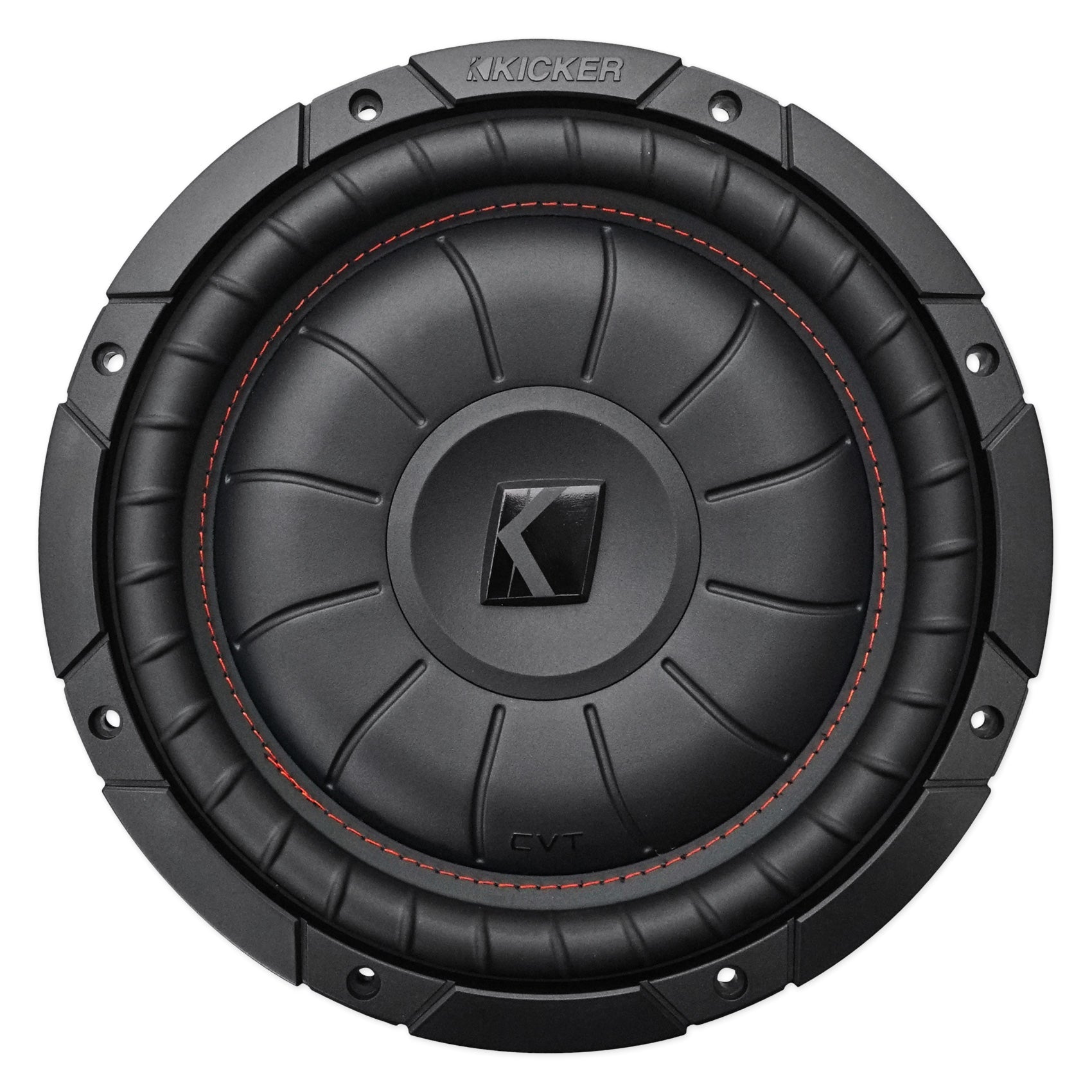 (2) Kicker 43CVT102 COMPVT 10" 1600w Shallow Subwoofers+Sealed Sub Box Enclosure
