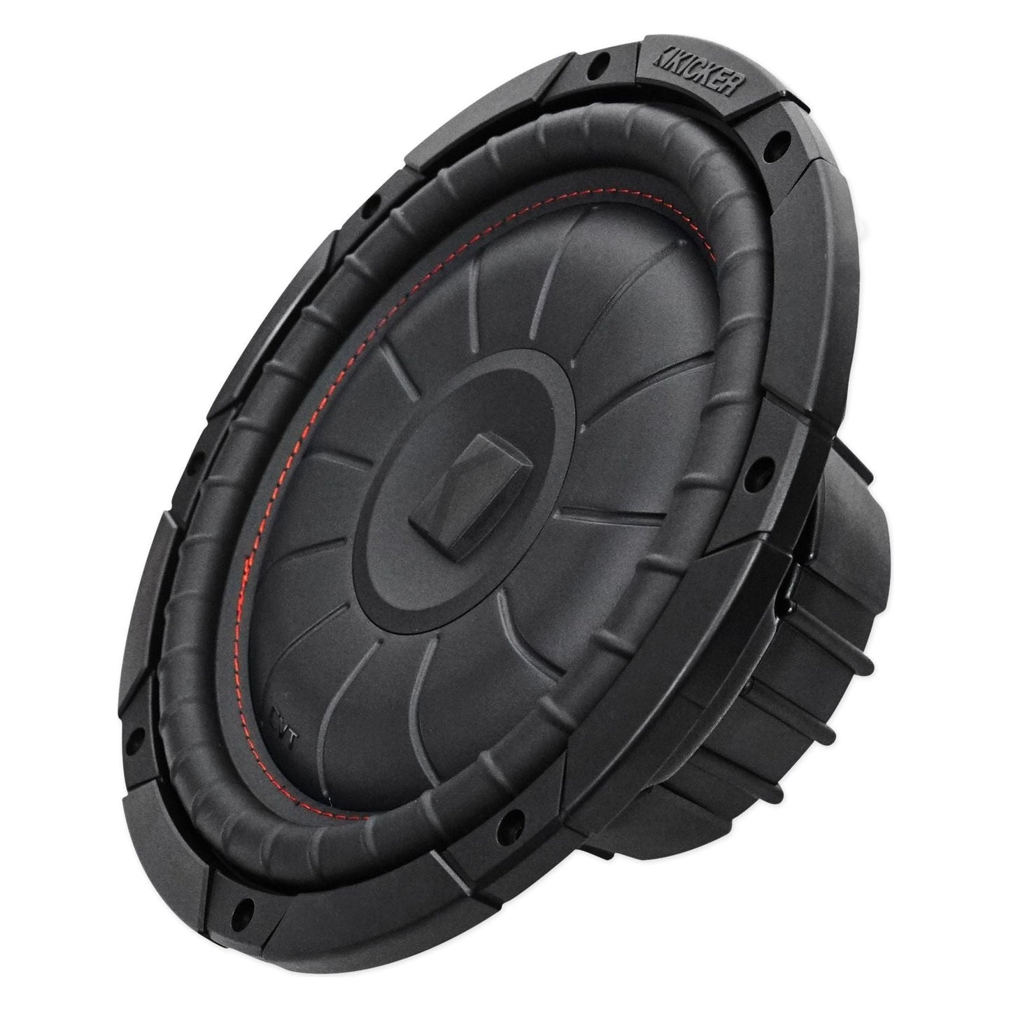 (2) Kicker 43CVT102 COMPVT 10" 1600w Shallow Subwoofers+Sealed Sub Box Enclosure